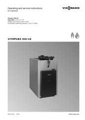 Viessmann Vitoplex 100-LS SXD Operating And Service Instructions For Contractors