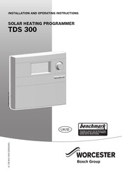 Bosch Worcester TDS 300 Installation And Operating Instructions Manual