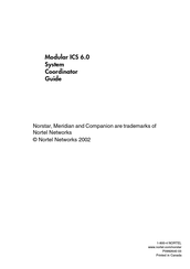 Nortel Modular ICS 6.0 Manual
