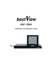 A&D bestView ADF-3200 Installation And Operation Manual