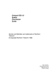 Northern Telecom Compact ICS 4.0 Manual