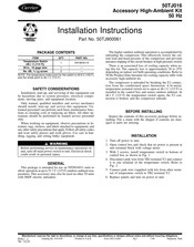 Carrier 50TJ016 Installation Instructions