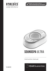 HoMedics SoundSpa Ultra Instruction Manual