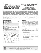 Grizzly g0531b Owner's Manual