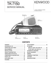 Kenwood TK-7150 Service Manual