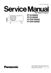 Panasonic PT-DW10000U Service Manual