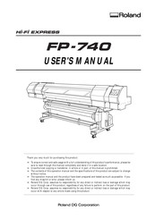 Roland Hi-Fi Express FP-740 User Manual