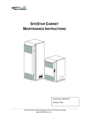 NorthStar SiteStar Series Maintenance Instructions Manual
