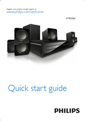 Philips HTB3560 Quick Start Manual