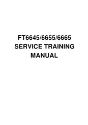 Ricoh FT6665 Service Training Manual