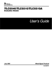 Texas Instruments TLC5540 User Manual
