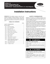 Carrier COMFORTLink PURON 48PM20 Installation Instructions Manual