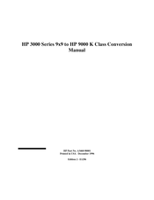 HP 9000 K460 2 CPU Manual