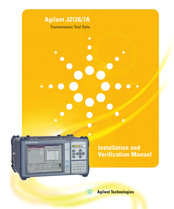 Agilent Technologies J2126A Installation And Verification Manual