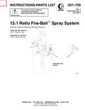 GRACO Fire-Ball 992-714 A Instructions-Parts List Manual