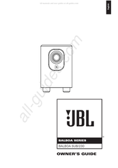JBL BALBOA Series Owner's Manual