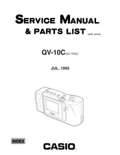Casio QV-10C Service Manual & Parts Catalogue