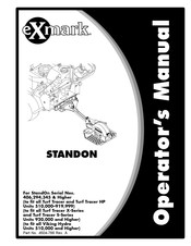 Exmark STANDON Series Operator's Manual
