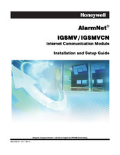 Honeywell AlarmNet IGSMV Installation And Setup Manual