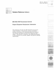 IBM 2702 Information Manual