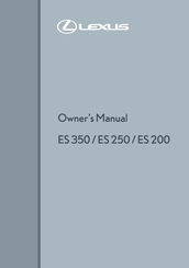 Lexus ES 250 Owner's Manual