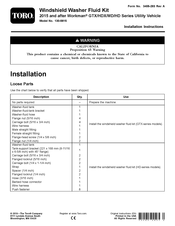 Toro 130-5615 Installation Instructions Manual