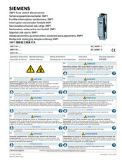 Siemens 3NP1941-1BB20 Operating Instructions Manual