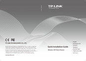 TP-Link TL-WR843ND Quick Installation Manual