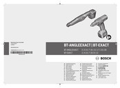 Bosch BT-EXACT 6 Original Instructions Manual