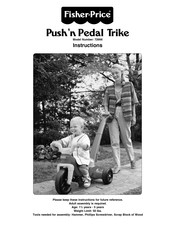 Fisher-Price Push'n Pedal Trike 72666 Instructions Manual