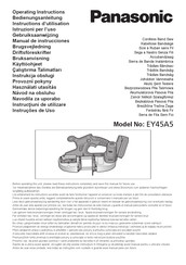 Panasonic EY45A5 Operating Instructions Manual