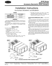 Carrier 50LJ024 Installation Instructions
