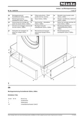 Miele UG 8 Series Fitting Instructions Manual