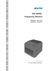 SATO WS4 Series Programming Reference Manual