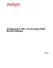 Avaya G450 Manual