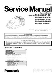 Panasonic MC-CG522RC79-DE Service Manual