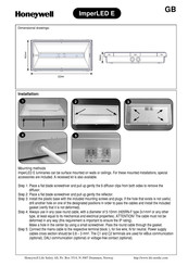 Honeywell ImperLED E Quick Start Manual