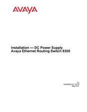 Avaya Ethernet Routing Switch 8306 Installation Manual