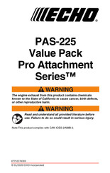 Echo PAS-225 Pro Attachment Series Manual