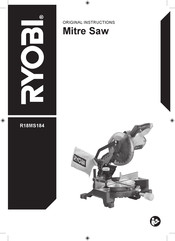 Ryobi R18MS184 Original Instructions Manual