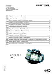 Festool SYSLITE DUO Original Operating Manual