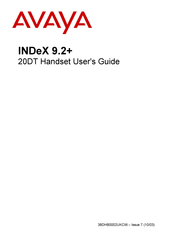 Avaya INDeX 9.2+ 20DT User Manual
