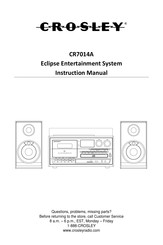 Crosley Eclipse CR7014A Instruction Manual