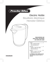 Proctor-Silex 40940 Manual