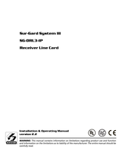 DSC Sur-Gard System III SG-DRL3-IP Installation & Operating Manual