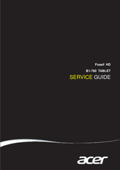Acer Fossil HD B1-760 Service Manual