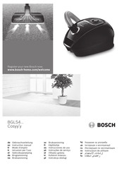 Bosch Cosyy'y BGLS40 Instruction Manual