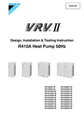 Daikin VRV II RXYQ5MY1B Design, Installation & Testing Instructions