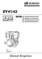 Subaru DY42 Instructions For Use Manual