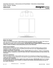 Zenith Designer MBA3026 Assembly Instructions Manual